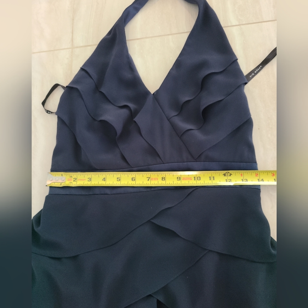 After Six Dress - Halter Dress - Midnight -size 6 - Picture 10 of 12
